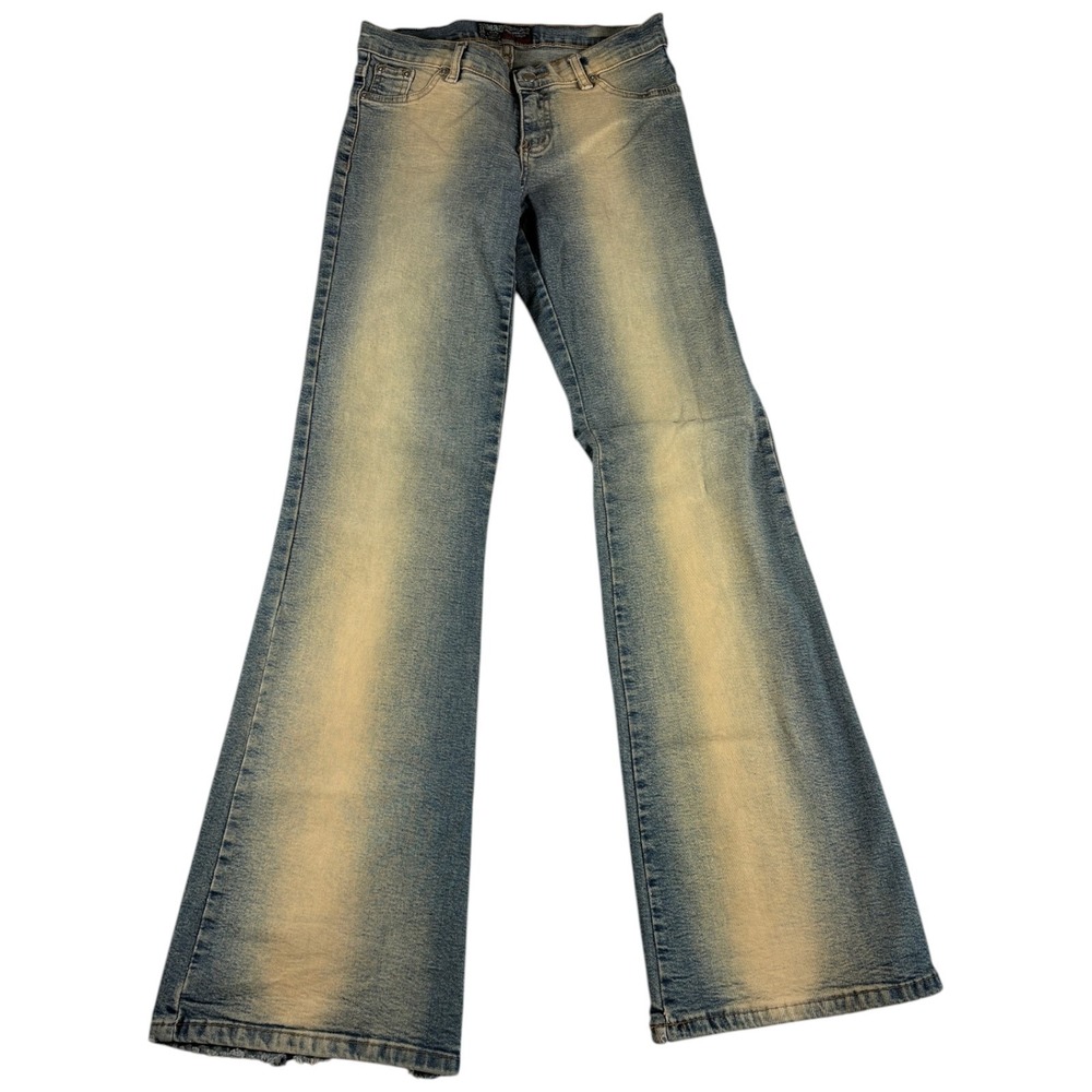VTG Y2K Kirin Brazilian Bootcut Jeans Womens 28 Blue Denim Cotton Flare Faded